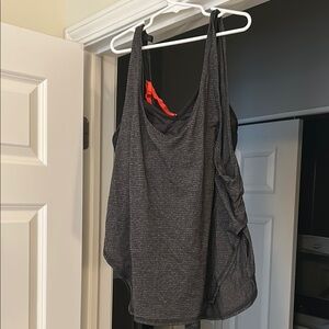 Lululemon Athletica Gray Asymmetrical Tank Top Relaxed Fit
